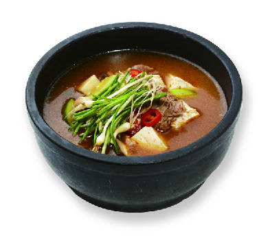 五花肉山蒜大酱汤