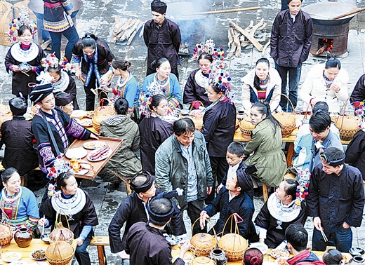 《绝地逃亡》在程阳八寨的拍摄场景