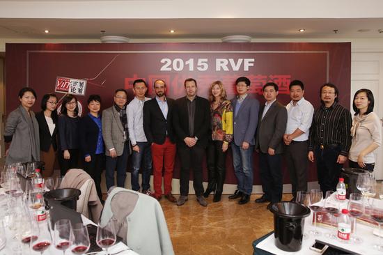 2015RVF中国优秀葡萄酒年度大奖-专家合影