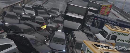 堵车大爆炸 《GTA5》PC版独占BUG曝光_单机