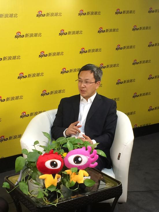 英山县长田洪光接受访谈