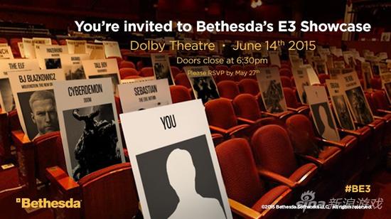 Bethesda E3发布会邀请函