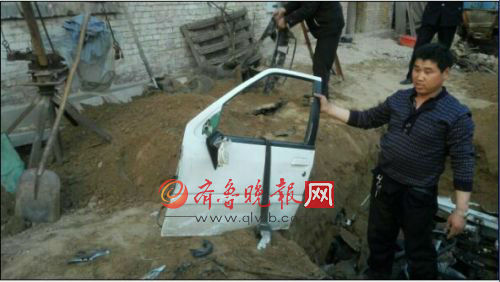 男子撞死人切割掩埋肇事车,买同款轿车蒙蔽警察。(警方供图)