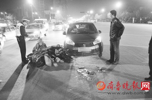 男子骑摩托撞人逃逸后4天身亡