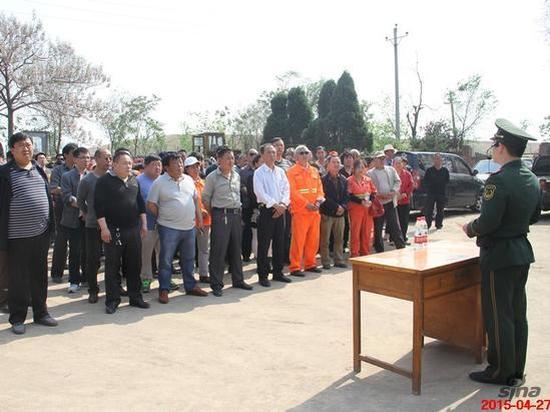 邢台消防联合市城管局共同开展消防宣传培训