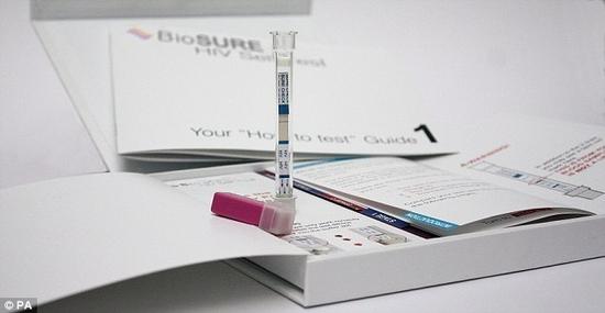英国销售首款HIV自我检测工具 准确率高达99.