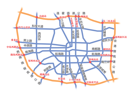 20个高速口示意图
