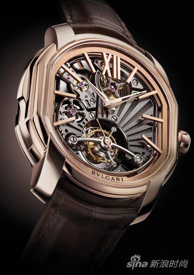 宝格丽Carillon Tourbillon钟乐三问陀飞轮腕表