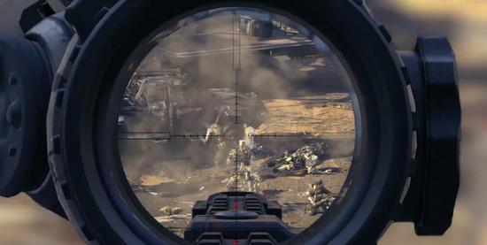 《使命召唤12：黑色行动3》中的狙击镜