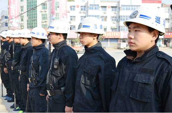 該所成立了一支專業巡邏隊，全天24小時巡邏保百姓平安