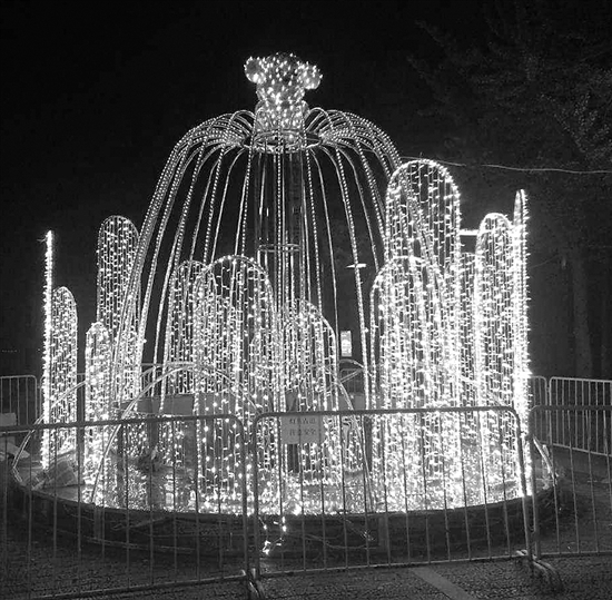 杭州将用灯光扮靓湖滨路 创意灯光喷泉很惊艳