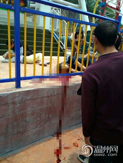 温州平阳一游乐场发生事故 有3人从高空坠下(