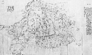 1911年手工绘制的《长春府城区图》,现藏于长春市档案馆。