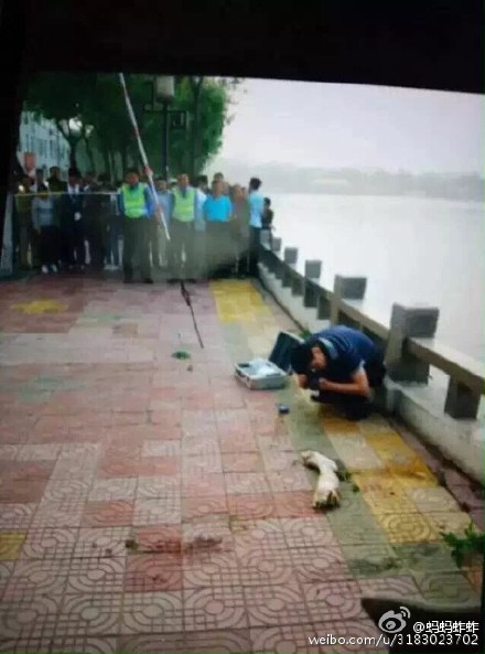 开封包公湖打捞出女性碎尸 下肢被砍断