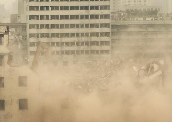 鄭州金水區姜寨拆遷現場