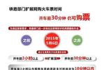 网购火车票时间调整 发车前30分钟都能买