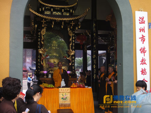 浙江温州妙果寺举行准提菩萨圣诞日放生法会