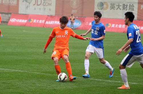 预备队联赛鲁能主场2:1河南