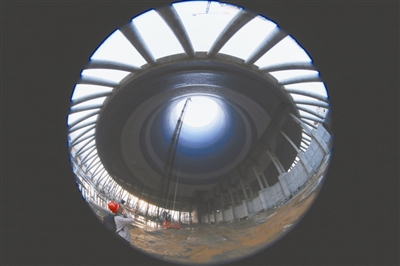 抚州建成我省最高火电厂冷却塔