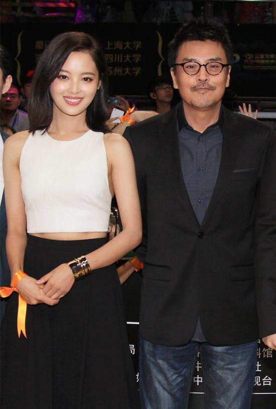 辛芷蕾与导演孙周