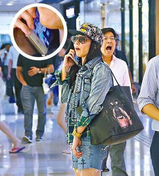 张柏芝香港逛街现“神技”