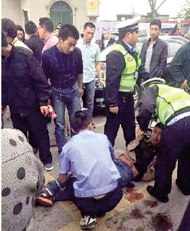 事發(fā)現(xiàn)場 圖片來自《都市快報》