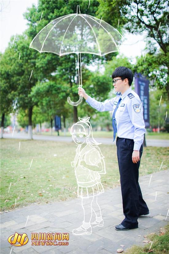 成都新都公安发布小清新海报 招聘百名辅警