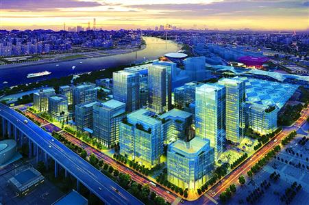 世博园区B片区地上效果图