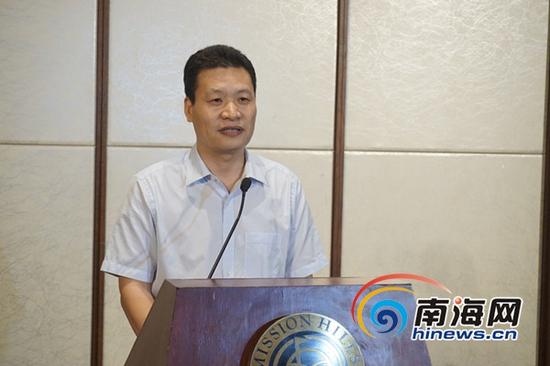 海南省委常委、海口市委书记孙新阳(南海网记者 马伟元 摄)