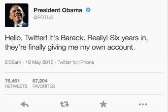 美国总统奥巴马开通Twitter账号