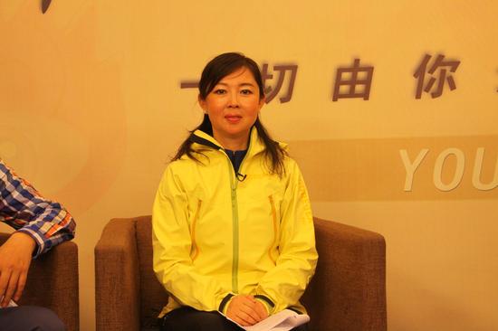 戈尔北京分公司的总经理张静葳女士。
