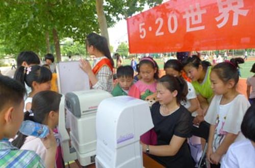 為在校學生檢測視力