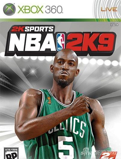 NBA2K9封面：凯文·加内特