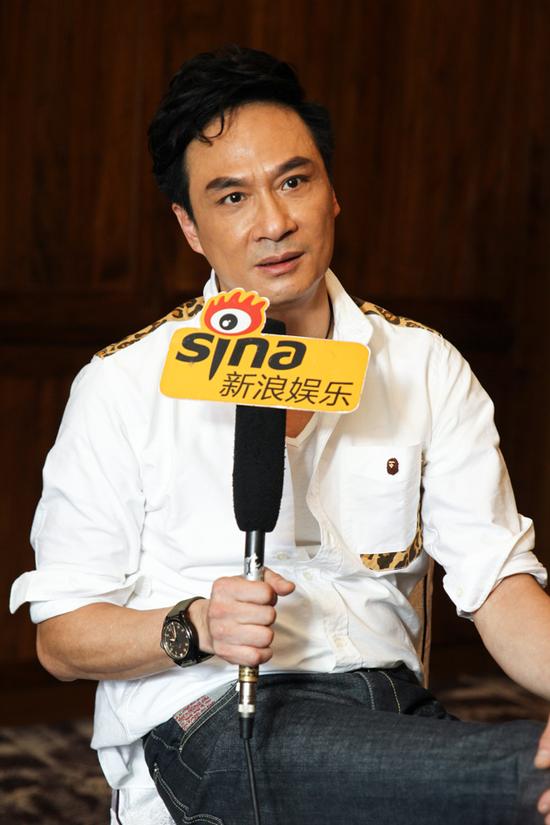 吴镇宇接受新浪娱乐专访