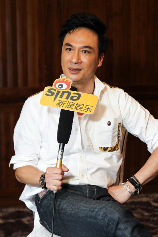 吴镇宇接受新浪娱乐专访