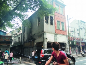 羊城暴雨不断 一天之内越秀海珠等三地起火