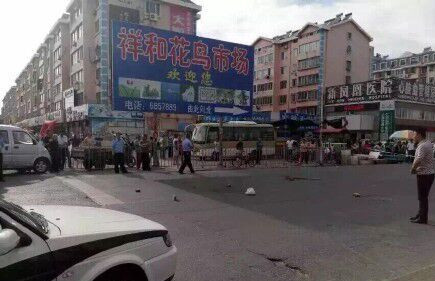 網友拍攝的現場圖片