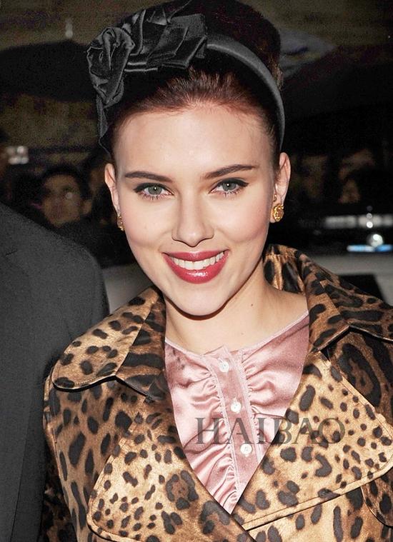 斯嘉丽·约翰逊 (Scarlett Johansson)复古盘发