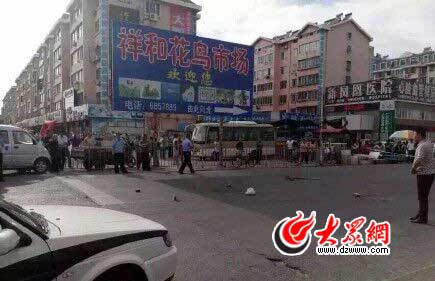 網友拍攝的現場圖片