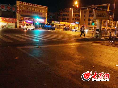 沈成磊英勇犧牲的地方位于芝罘區福河路和幸福中路交叉口北側祥和花鳥市場附近