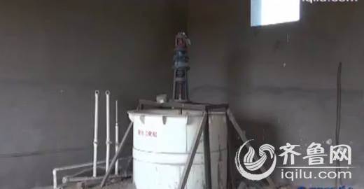 水厂的设备已经生锈(视频截图)