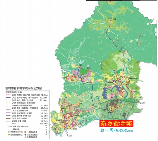 增城有轨电车规划方案