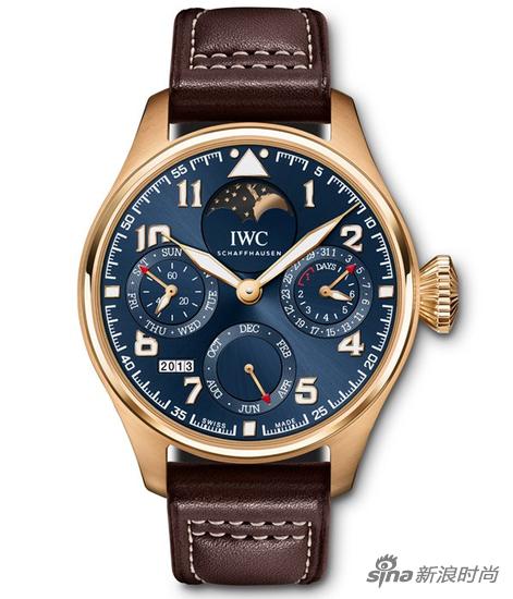 IWC萬國表大型飛行員萬年歷腕表“小王子”特別版玫瑰金版