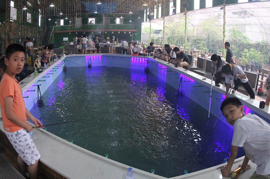 钓虾现烤 福州休闲新玩法