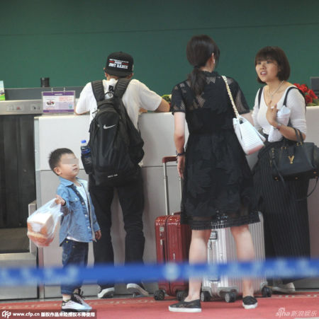 田亮二胎儿子曝光可爱不输森碟(图)