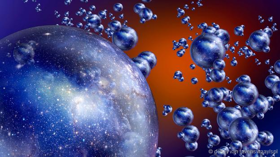 暴涨理论认为我们所处的宇宙仅仅是所谓“多重宇宙”中的一个，并且存在着一个永恒膨胀的“背景”，它在不断制造出像我们所处的宇宙这样的新的“宇宙气泡”