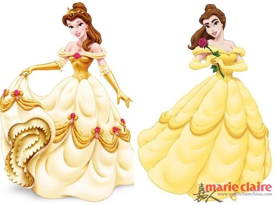 当迪士尼小公主画上粗眉妆_手机新浪网