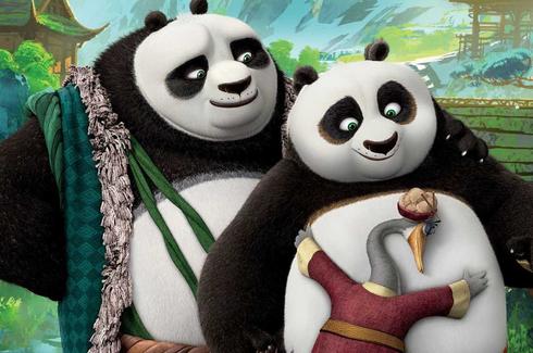 《功夫熊猫3》全家福