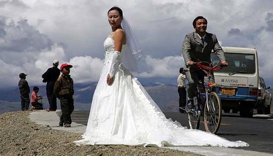 公路婚纱照_森系婚纱照