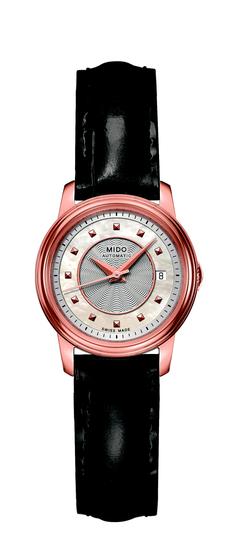 美度贝伦赛丽III系列白色贝母盘迷你女士腕表M010.007.36.111